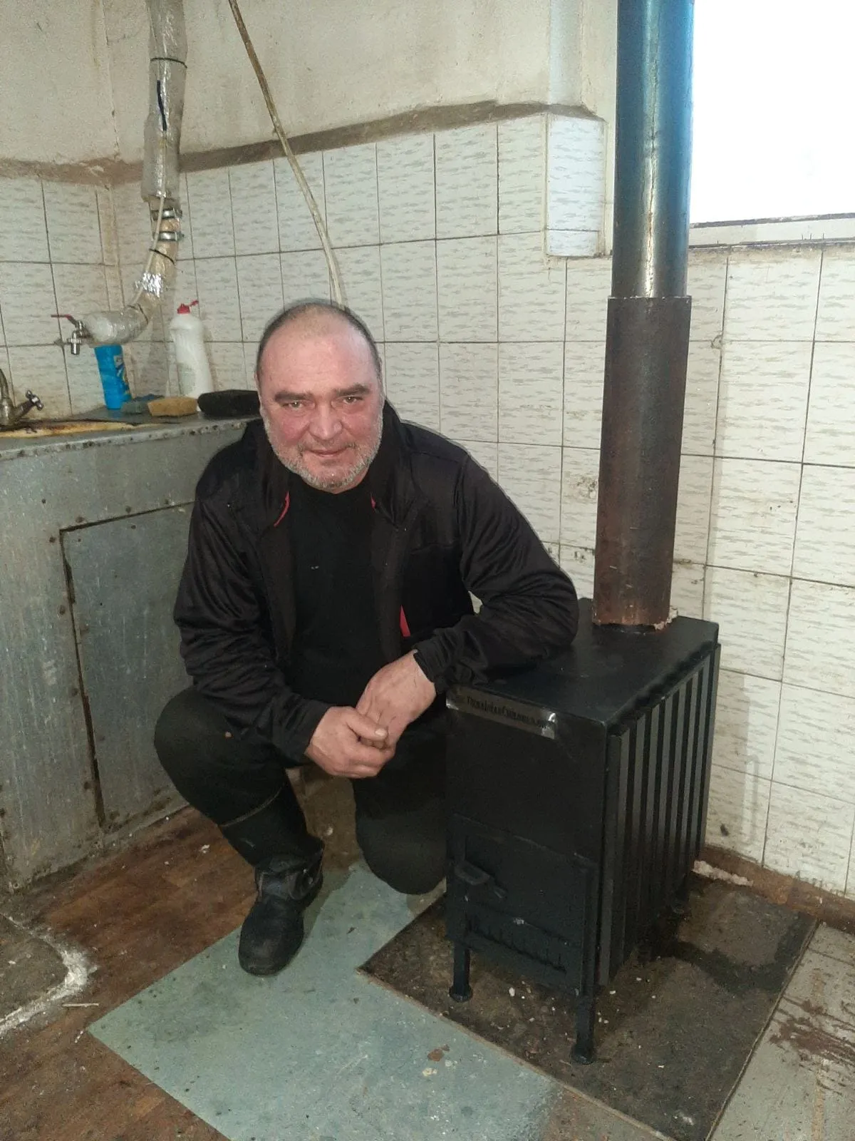 Wood-burning stove project in Ukraine